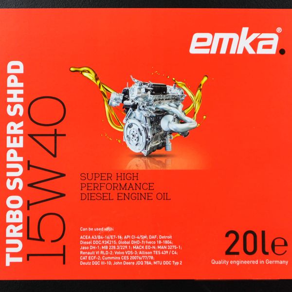 Emka Turbo Super SHPD 15W-40 20L 564958893637 фото