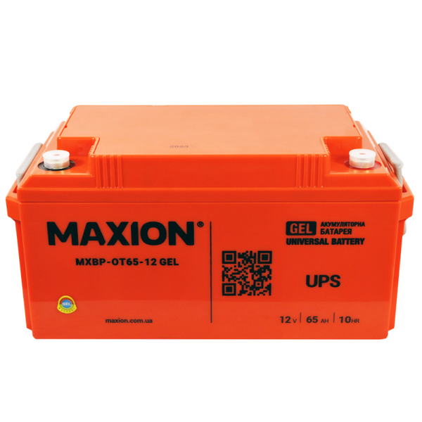 Акумулятор MAXION BP OT 65 - 12 GEL (HUAWEI) 1022423 фото