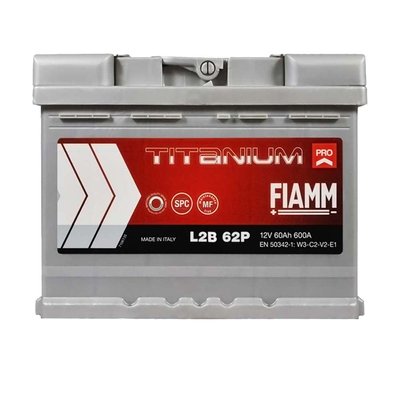 Автомобильный аккумулятор FIAMM Titanium Pro 60Аh 600А R+ (правый +) 564958885848 фото