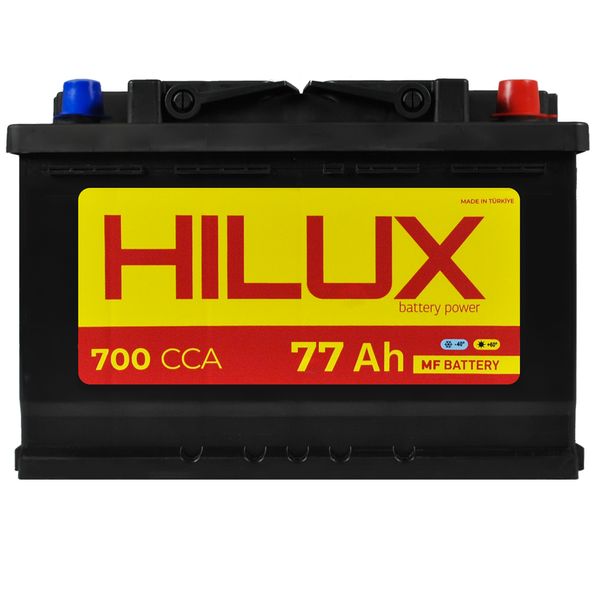 Автомобільний акумулятор HILUX Black (L3) 77Ah 700A R+ 566125885323 фото