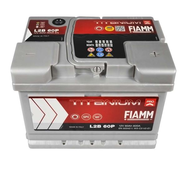 Автомобільний акумулятор FIAMM Titanium Pro 60Аh 600А R+ (правий +) 564958885848 фото