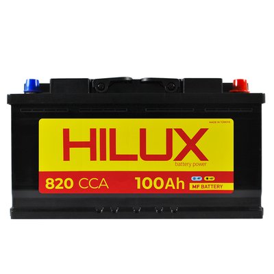 Автомобильный аккумулятор HILUX Black (L5) 100Ah 820A R+ 566125885331 фото