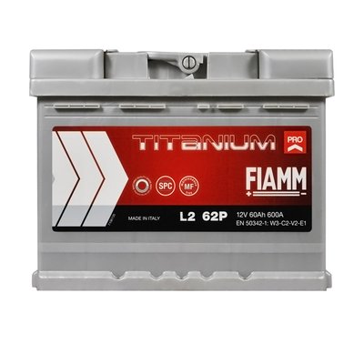Автомобильный аккумулятор FIAMM Titanium Pro 60Аh 600А R+ (правый +) 564958885849 фото