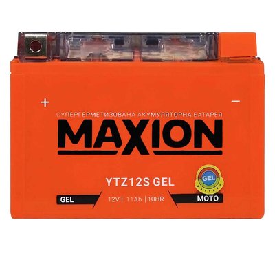 Мото акумулятор MAXION GEL 12V 11A L+ (левый +) YTZ 12S 564958894787 фото