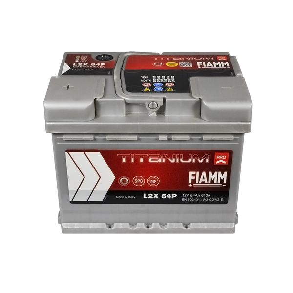 Автомобільний акумулятор FIAMM Titanium Pro 64Аh 610А L+ (лівий +) 564958885845 фото