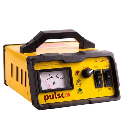 Зарядний пристрій PULSO BC-12245 12-24V/0-15A/5-190AHR/LED-Ампер./Iмпульсний 54794 фото