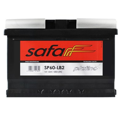 Автомобильный аккумулятор SAFA Platino (L1) 60Ah 540A R+ (560 409 054) 566125885265 фото