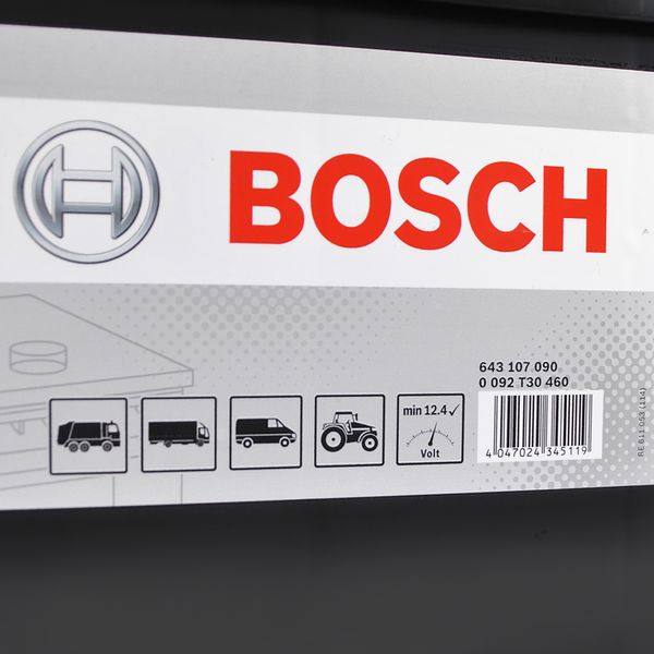 Автомобільний акумулятор BOSCH (T30 460) (D4) 143Ah 900A L+ 566125885356 фото