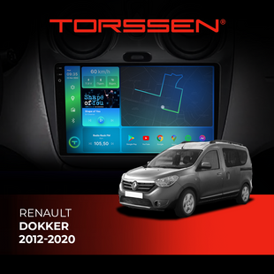 Штатна магнітола Torssen 2K DTS Renault Dokker 2012-2020 F9432 4G Carplay DSP 202308463 фото