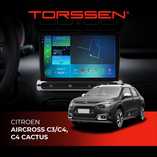 Штатна магнітола Torssen 2K DTS Citroen Aircross C3/C4 low F9432 4G Carplay DSP 202309123 фото