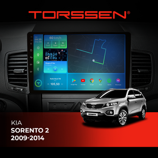 Штатна магнітола Torssen 2K Kia Sorento 2 2009-2014 F10464 4G Carplay DSP 202300208 фото