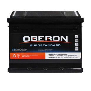 Автомобильный аккумулятор OBERON Euro Standart 60Ah 540A R+ 566125885425 фото