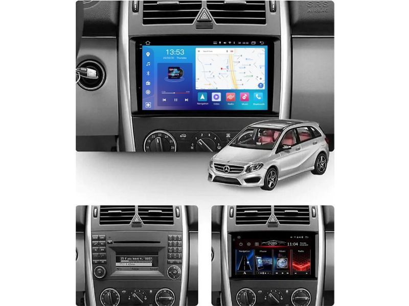Штатна магнітола FORS.auto FS 4 MAX для Mercedes-Benz B200/A-Class (W169)/B-Class (W245) (4+32Gb, 9&quot\;) 2004-2012 FS-5568 фото