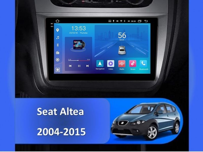 Штатна магнітола FORS.auto FS 2 ULTRA для Seat Altea (2+32Gb, 9&quot\;) 2004-2015 FS-1930 фото