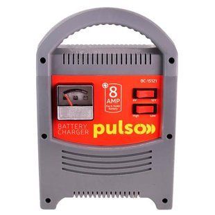 Зарядний пристрій PULSO BC-15121 6&12V/8A/9-112AHR/стрілковий індикатор BC-15121 фото