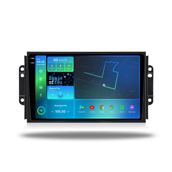 Штатна магнітола Torssen 2K Chery Tiggo 3 16+ FL9 4+64Gb 4G Carplay DSP 202305540 фото
