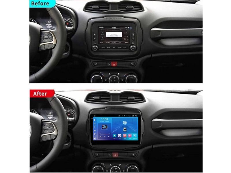 Штатна магнітола FORS.auto FS 2 ULTRA для Jeep Renegade (2+32Gb, 9&quot\;) 2015-2019 FS-1714 фото
