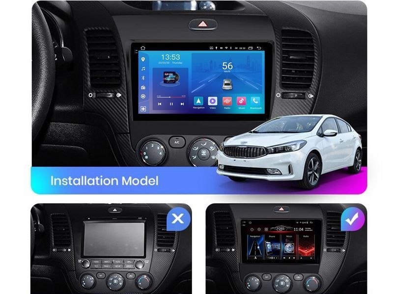 Штатна магнітола FORS.auto FS 2 ULTRA для Kia Cerato/K3 (2+32Gb, 9&quot\;) 2012-2018 FS-1666 фото