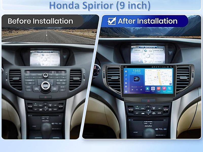 Штатна магнітола FORS.auto FS 4 PRO для Honda Spirior (4+64Gb, 9&quot\;) 2009-2013 FS-4550 фото