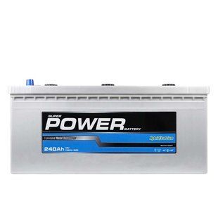 Автомобильный аккумулятор POWER 240Ah 1550A L+ (левый +) MF D6 566125882986 фото