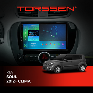 Штатна магнітола Torssen Kia Soul 2012+ clima FL9 4+64Gb 4G Carplay DSP 202306359 фото