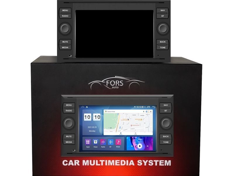 Штатна магнітола FORS.auto M200 Ford Focus/Mondeo/S-Max/C-Max/Kuga/Fiesta/Fusion (7 inch, 2+32Gb, black) 2007-2011 FS-8-M200 фото