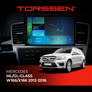 Штатна магнітола Torssen Mercedes ML/GL-class W166/X166 12-16 F9432 4G Carplay DSP 202303938 фото
