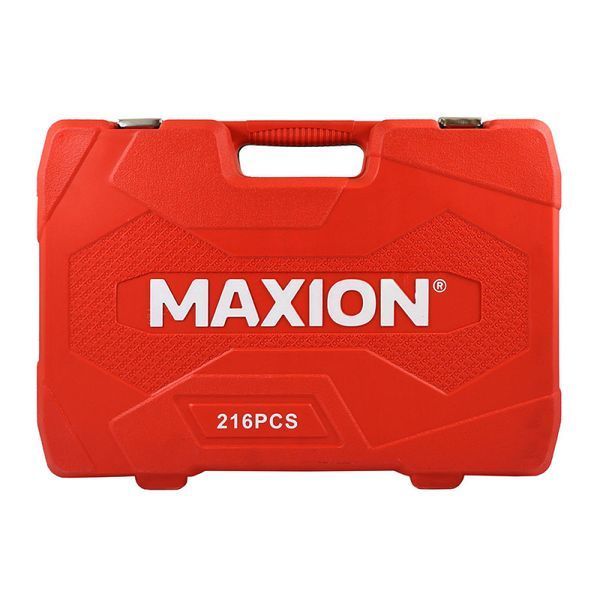 Набір інструментів 1/2&rdquo;, 1/4" та 3/8&rdquo;, 216 одиниць, Cr-V, MAXION MXTL- PC216 47651 фото