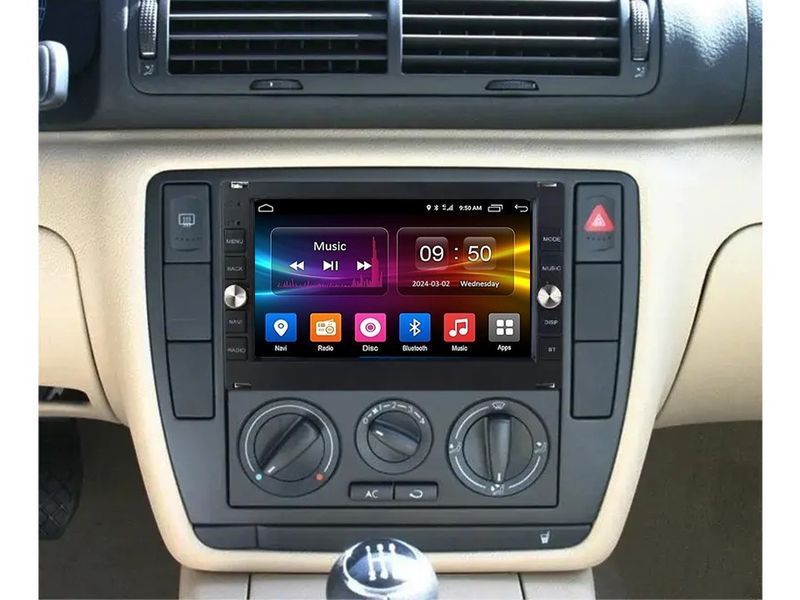 Універсальна магнітола FORS.auto M100 для Volkswagen Passat B5,Bora, Golf IV, Lupo, Polo/Seat Arosa, Ibiza/Skoda Fabia, Octavia, SuperB (7 inch, 1+16Gb) 1996-2005 FS-W-M100 фото