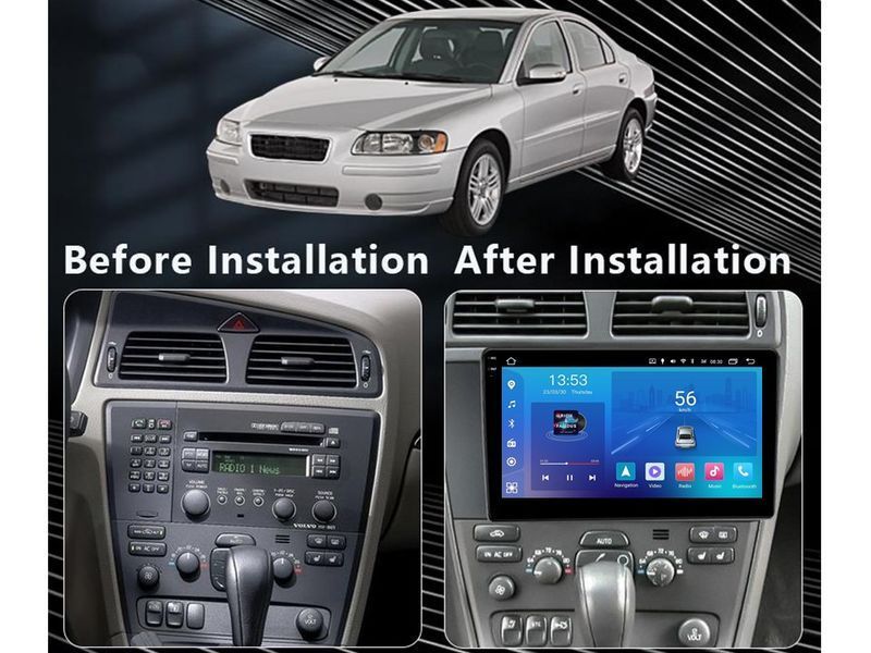 Штатна магнітола FORS.auto FS 2 ULTRA для Volvo XC70/V70/S60 (2+32Gb, 9&quot\;) 2004-2007 FS-0364 фото