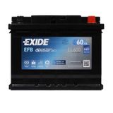 EXIDE Start-Stop EFB (EL600) 60Аh 640A R+ 56612588520 фото