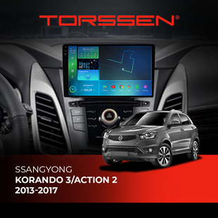 Штатна магнітола Torssen 2K SsangYong Korando 11-13 F9432 4G Carplay DSP 202303457 фото