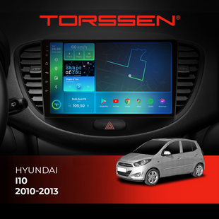 Штатна магнітола Torssen Hyundai I10 2010-2013 F9432 4G Carplay DSP 202303778 фото
