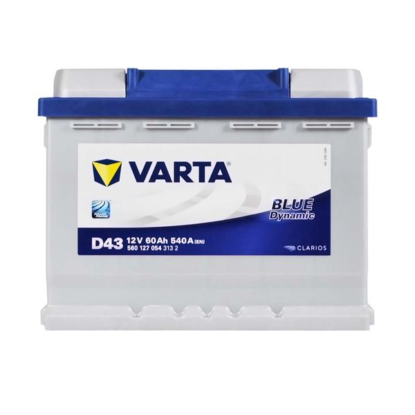 Автомобільний акумулятор VARTA Blue Dynamic 60Ah 540A L+ (лівий +) D43 564958891355 фото