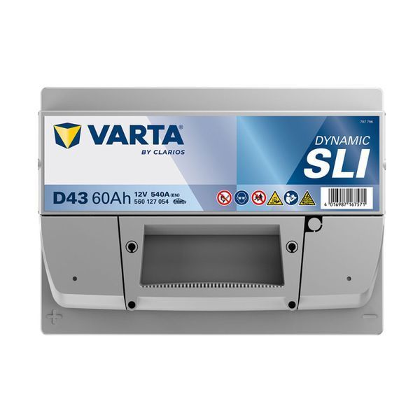 Автомобильный аккумулятор VARTA Blue Dynamic 60Ah 540A L+ (левый +) D43 564958891355 фото