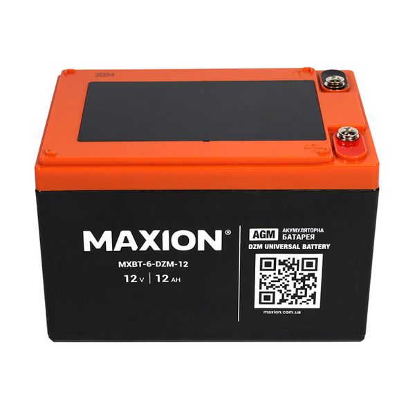 Акумулятор тяговий MAXION  (HUAWEI) MXBT-6-DZM-12 (12V, 12А) 1022442 фото