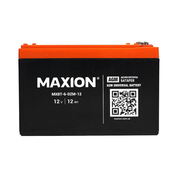 Акумулятор тяговий MAXION  (HUAWEI) MXBT-6-DZM-12 (12V, 12А) 1022442 фото