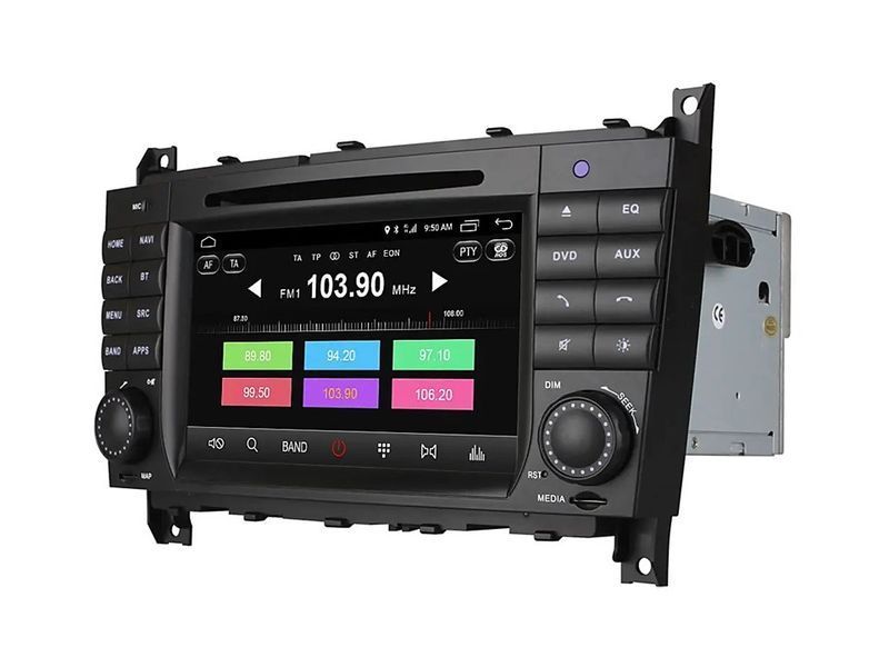 Штатна магнітола FORS.auto M200 для Mercedes-Benz W203 ZQ (7&quot\;, 2+16Gb, CarPlay) 2004-2008 FS W203-M200 фото