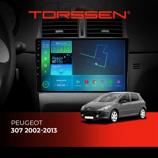 Штатная магнитола Torssen Peugeot 307 02-13 F98256 4G Carplay 202307732 фото