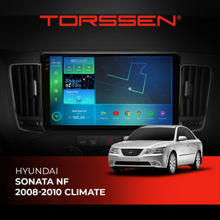 Штатна магнітола Torssen 2K Hyundai Sonata NF 08-10 climate F9432 4G Carplay DSP 202303203 фото