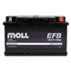 Автомобильный аккумулятор MOLL EFB (L3) 74Ah 720A R+ 566125885267 фото 4