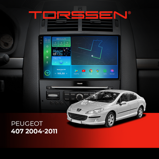Штатна магнітола Torssen 2K DTS Peugeot 407 04-11 F9432 4G Carplay DSP 202308453 фото