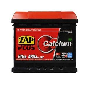 Автомобільний акумулятор ZAP Plus 50Ah 480A L+ (лівий +) L1 (550 96) 566125882949 фото