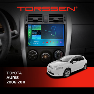 Штатна магнітола Torssen 2K DTS Toyota Auris 2006-2011 F9432 4G Carplay DSP 202308527 фото