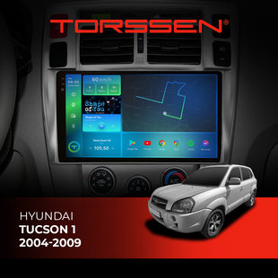 Штатна магнітола Torssen 2K DTS Hyundai Tucson 1 04-09 F10432 4G Carplay DSP 202308254 фото
