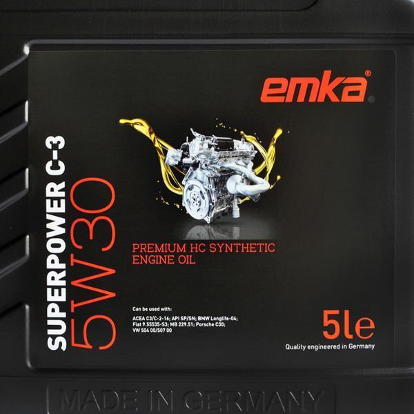 Моторное масло Emka Superpower C-3 5W30 5л 1022348 фото