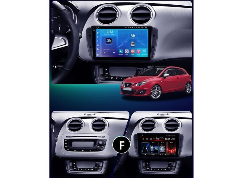 Штатна магнітола FORS.auto FS 2 ULTRA для Seat Ibiza (2+32Gb, 9&quot\;) 2008-2015 FS-1768 фото