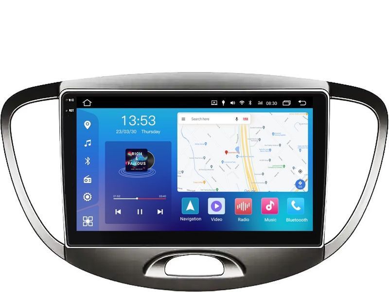 Штатна магнітола FORS.auto FS 4 PRO для Hyundai i10 (4+64Gb, 9&quot\;, Low-end) 2008-2012 FS-4532 фото