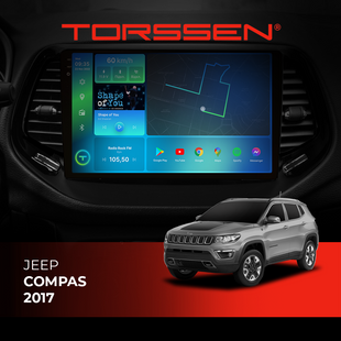 Штатна магнітола Torssen 2K DTS Jeep Compas 17- F10432 4G Carplay DSP 202308275 фото
