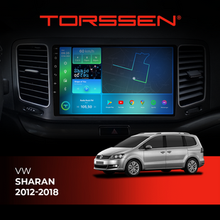Штатная магнитола Torssen VW Sharan 12-18 F96128 4G Carplay DSP 21212464 фото